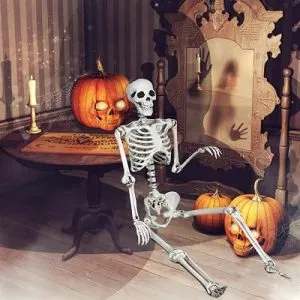 GIANTEX 5.4 Ft Halloween Skeleton