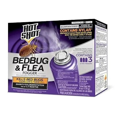 Hot Shot Bedbug and Flea Fogger with Nylar 3 Count-2 Ounce Cans - $6.96 ($11.57)