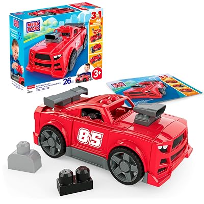 MEGA BLOKS Fisher-Price 3-in-1 Build & Go Race Car Block Toy - $11.49 ($19.99)