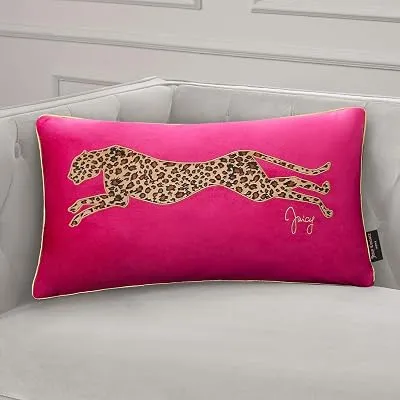 Juicy Couture Reversible Velvet Cheetah Pillow, 14″ 24″ - $17.50 ($36.45)