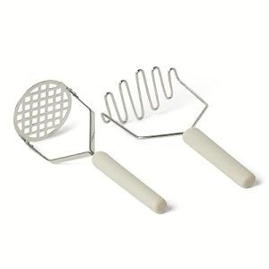 Amazon Basics Potato Mashers, 2-Piece Set