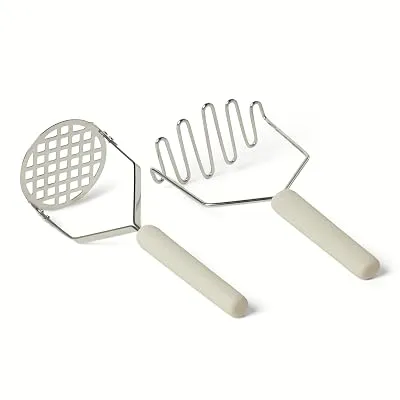 Amazon Basics Potato Mashers, 2-Piece Set