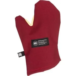 San Jamar Cool Touch Flame Oven Mitt, 13″
