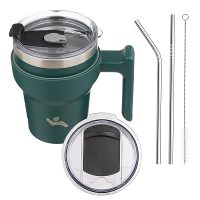 Konokyo 10 oz Tumbler with Handle and Straw