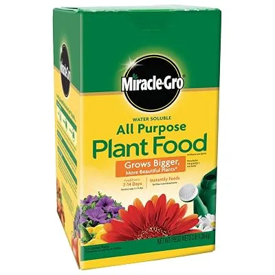 Miracle-Gro Water Soluble All Purpose Plant Food, 3 lb.