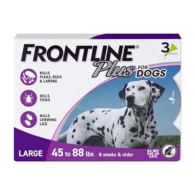 3-Count FRONTLINE Plus Flea & Tick Spot Treatment for Large Breed Dogs - $25.58 ($42.99)