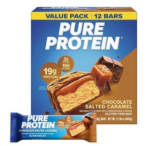 Pure Protein Chocolate Salted Caramel Protein Bars, 12 Ct