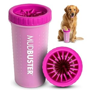 Dexas MudBuster Large Dog Paw Cleaner, Fits 2.5″-3.5″ Wide Paws