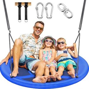 Everyfun Saucer Tree Swing 43 Inch 700lbs Capacity