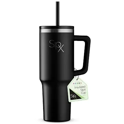 SIPX™ 40 oz Insulated Tumbler with Handle & Straw