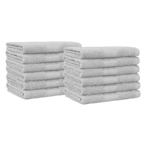 Amazon Basics Highly Absorbent Cotton Washcloths 12 x 12 12-Pack