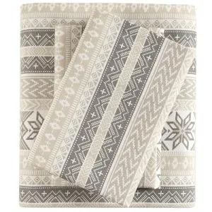 Sleep Philosophy Cozy Flannel Sheets 100% Cotton, Cal King