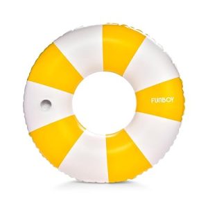 FUNBOY Giant 46″ Vintage Orange Stripe Pool Tube Float