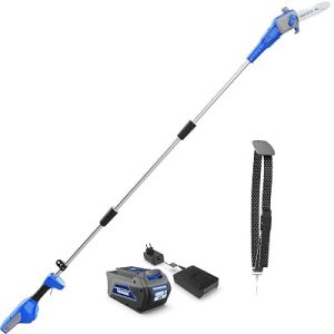 WILD BADGER POWER Pole Saw Cordless 40V 8” Electric 2.0Ah, 2Ah