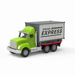 Driven by Battat Container Truck Toy with Lights and Sounds