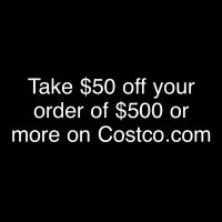Costco.com: $50 Off $500+ With Your Emailed Member Code (Oct 5-11)