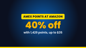Amex Points at Amazon: Up to 40% Off (Up to $35) + Join Prime Before Prime Day