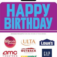 One4all Happy Birthday $50 Gift Card for $42.50 (Prime Members)