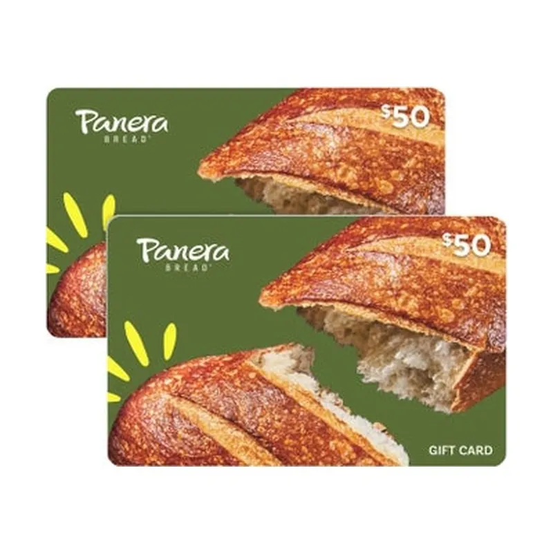 Panera Bread Two $50 eGift Cards ($100 Value): 20% Off at Costco