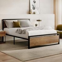 Nectar Metal Platform King Bed Frame