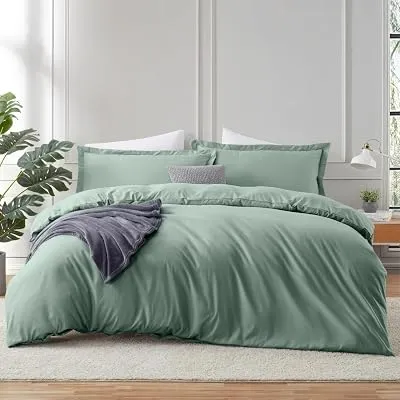 Hearth & Harbor Duvet Cover King Size 3 Piece Bedding Set